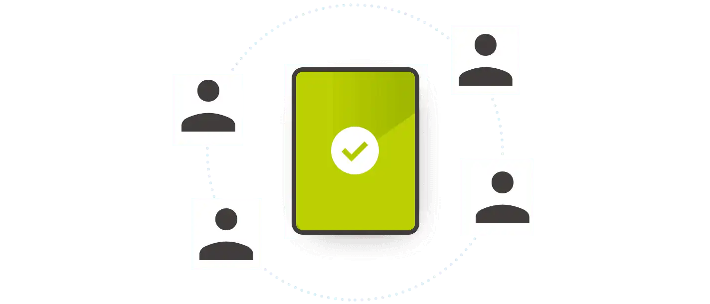 La modalità Shared Device di Relution consente a più persone di utilizzare lo stesso dispositivo senza compromettere la loro privacy