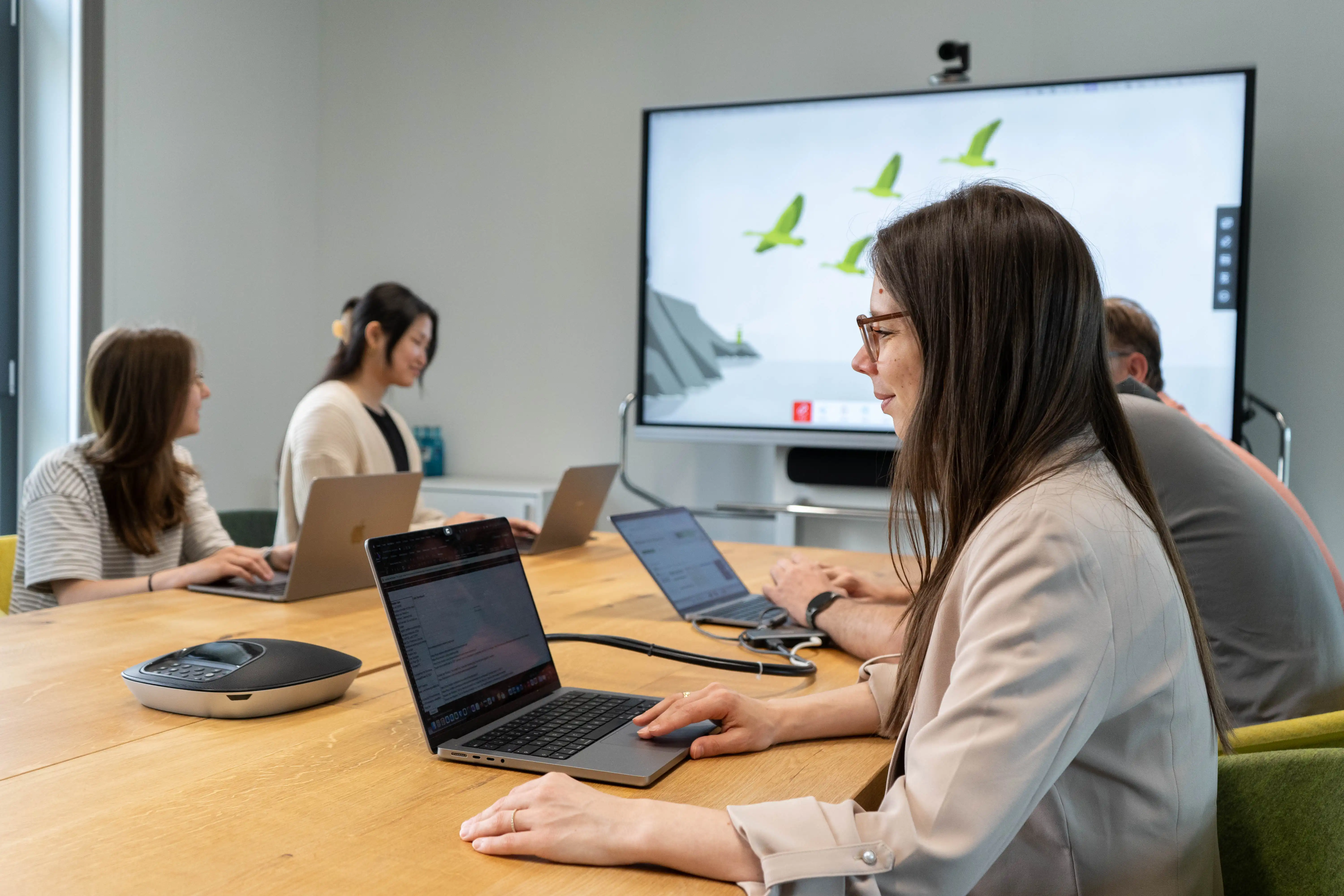 Interaktive Whiteboards im Einsatz in Unternehmen