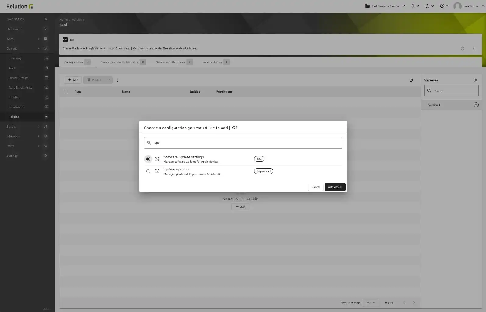 Una nueva configuración para los ajustes de actualización de software para iOS ya está disponible