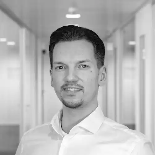 Photo portrait de Manuel Weber, Sales Manager chez Relution
