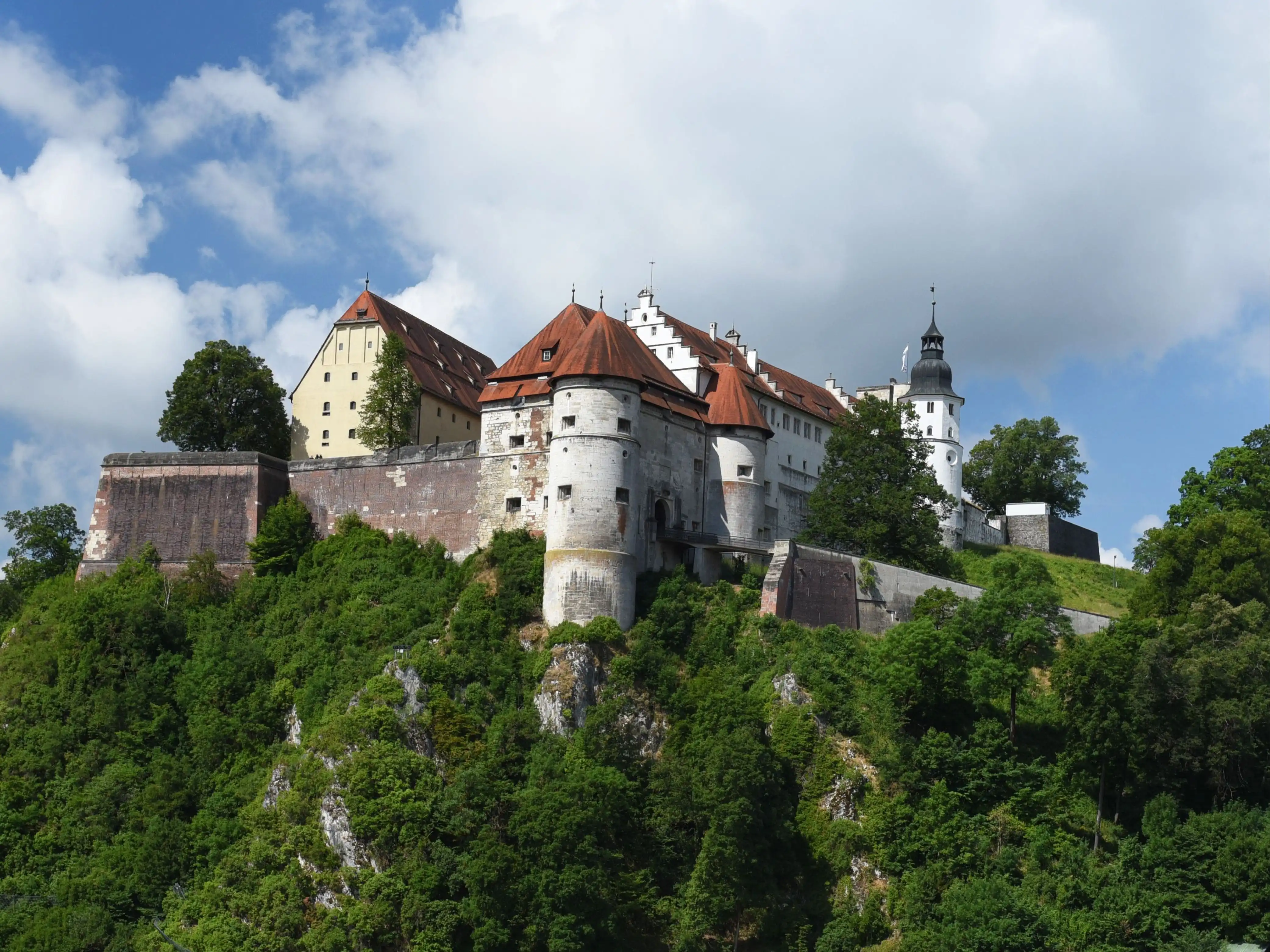 Aufnahme des Schloss Hellenstein in Heidenheim