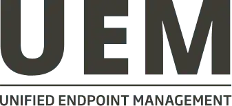 The letters ‘UEM’ with the explanation ‘Unified Endpoint Management’