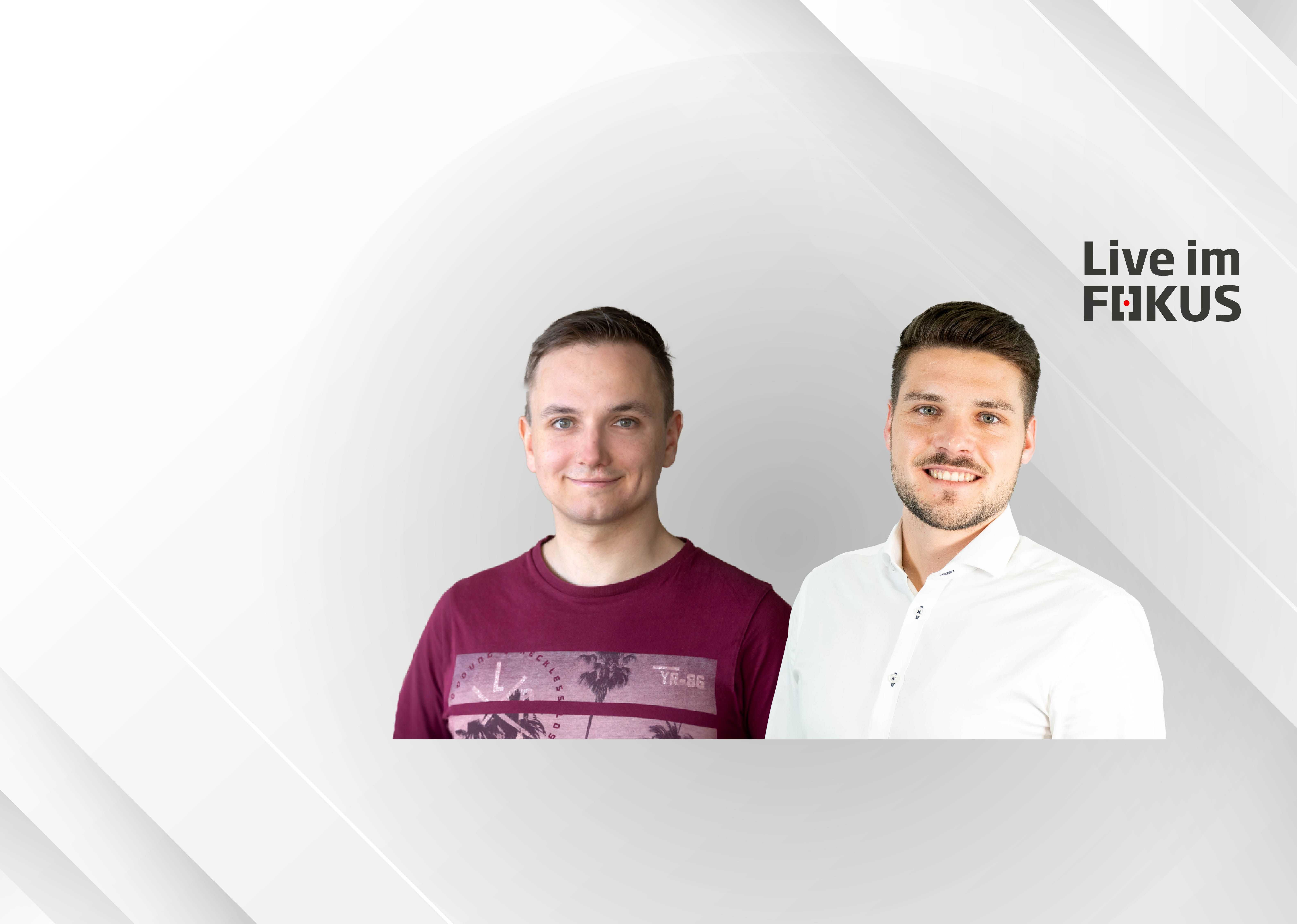 Der Relution Sales Kollege Jens Lehle und der Ansprechpartner der Diakonie Stetten sind gemeinsam dargestellt