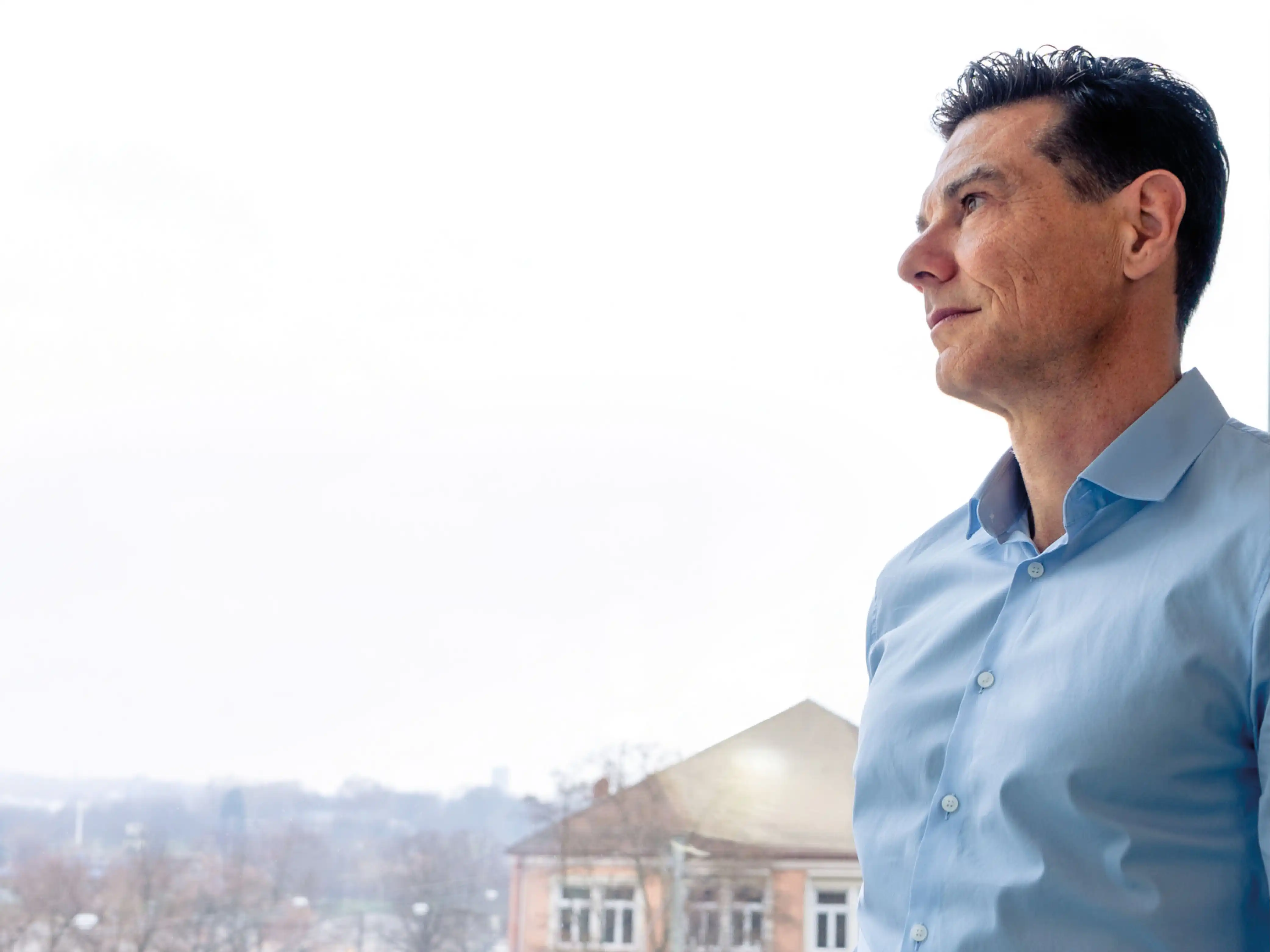 Seitliches Profil von Volker Hahn, Relution-Gründer und CEO der MWAY GROUP GmbH