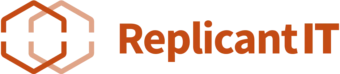 Logotipo de nuestro socio de distribución internacional Replicant IT OÜ.