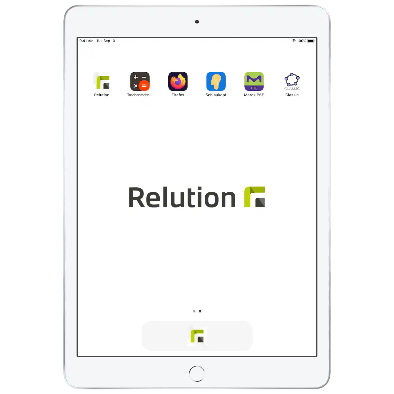 Darstellung eines Installationsschritts in Relution mit der Option „Geteiltes iPad aktivieren“ und weiteren ausgewählten Einstellungen unter „Vorbereiten“ mit manueller Konfiguration
