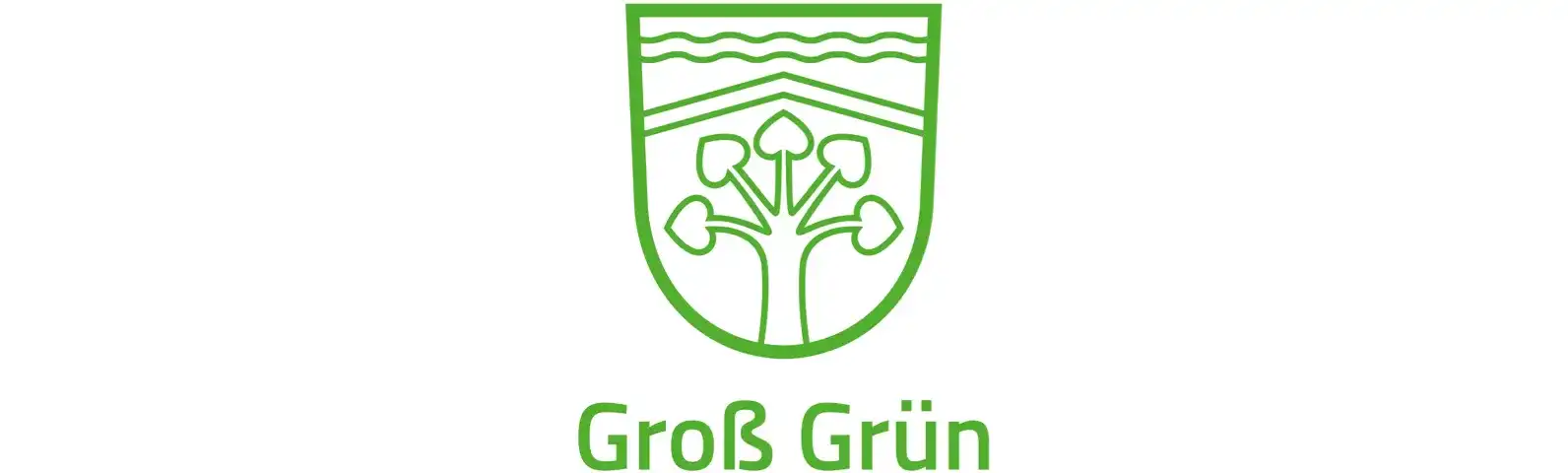 Logotipo de la marca paraguas Groß Grün del municipio de Blankenfelde-Mahlow