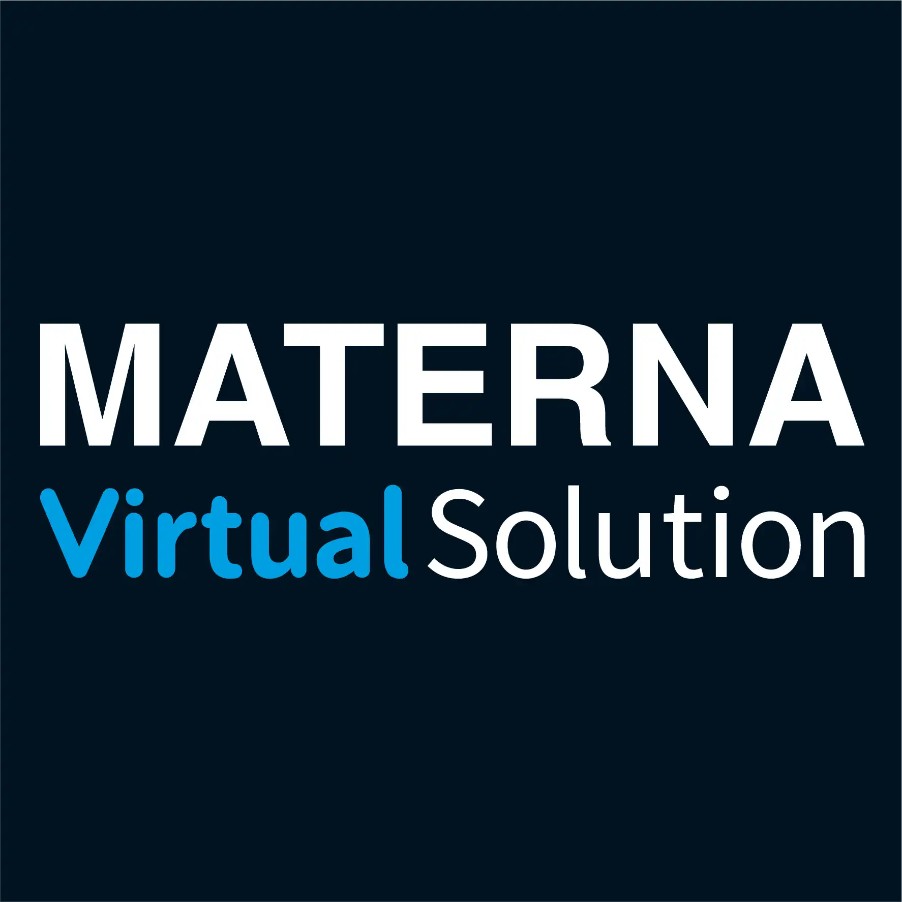 Auf dem Bild sieht man das Logo von Materna Virtual Solution